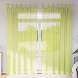 Voile Vorhänge mit Lasche 2...