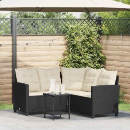 Gartensofa in L-Form mit...