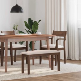 Bank 90 cm Braun Massivholz...