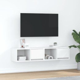 TV-Schränke 2 Stk. Weiß...