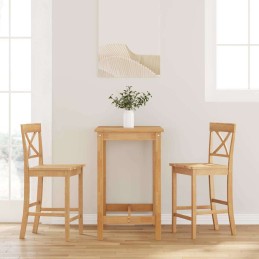 Barhocker 2 Stk. Natur...