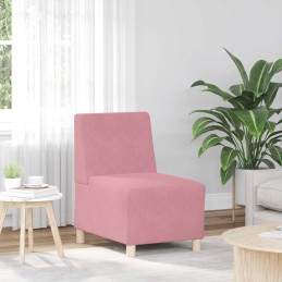 Sessel Rosa 55 cm Samt