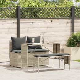 3-tlg. Garten-Essgruppe mit...