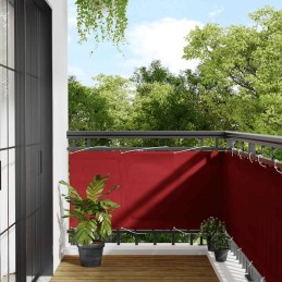 Balkon-Sichtschutz Rot...