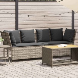 Gartensofa mit Kissen...