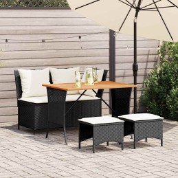 4-tlg. Garten-Essgruppe mit...