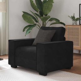 Sessel Schwarz 60 cm Samt