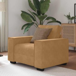 Sessel Braun 60 cm Samt