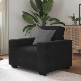 Sessel Schwarz 60 cm Samt