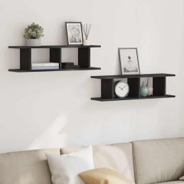 Wandregale 2 Stk. Schwarz...