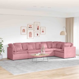 Modulares Sofa mit Kissen...