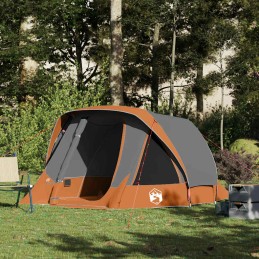 Campingzelt 4 Personen Grau...
