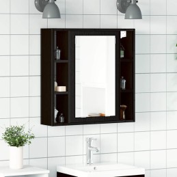 Bad-Spiegelschrank Schwarz...