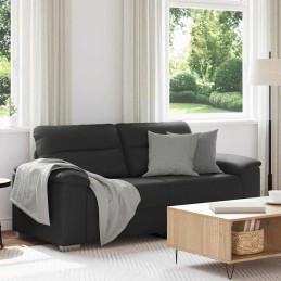 2-Sitzer-Sofa Schwarz 140...