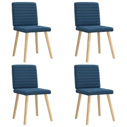 Esszimmerstühle 4 Stk. Blau...