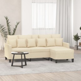 3-Sitzer-Sofa mit Hocker...