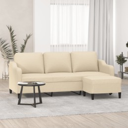 3-Sitzer-Sofa mit Hocker...