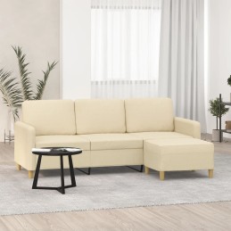 3-Sitzer-Sofa mit Hocker...