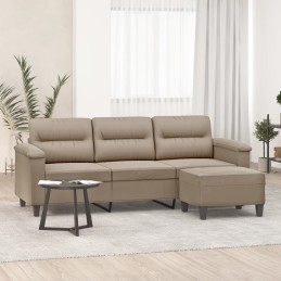 3-Sitzer-Sofa mit Hocker...