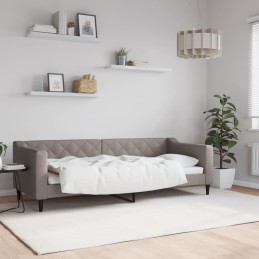 Tagesbett Taupe 80x200 cm...