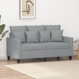 2-Sitzer-Sofa Hellgrau 120...