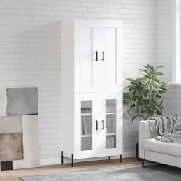 Highboard Weiß 69,5x34x180...
