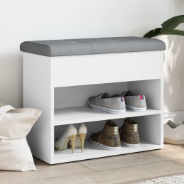 Schuhbank Weiß 62x32x50 cm...