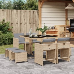 9-tlg. Garten-Essgruppe mit...