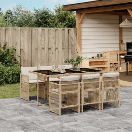7-tlg. Garten-Essgruppe mit...