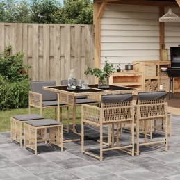 9-tlg. Garten-Essgruppe mit...