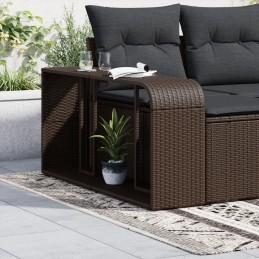 Outdoor-Rgale 2 Stk. Braun...