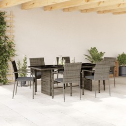7-tlg. Garten-Essgruppe mit...