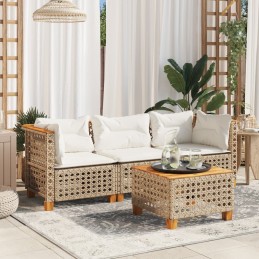 Gartensofa mit Kissen...