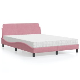 Bett mit Matratze Rosa...
