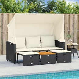Outdoor-Sofa 3-Sitzer mit...