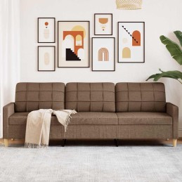 3-Sitzer-Sofa Braun 210 cm...
