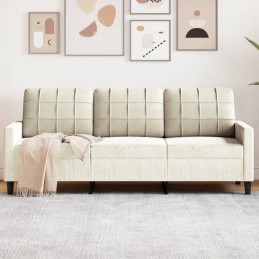 3-Sitzer-Sofa Creme 180 cm...