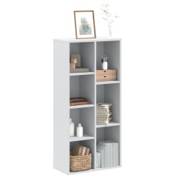 Bücherregal Weiß 50x25x105...