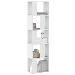 Bücherregal 5 Böden Weiß...