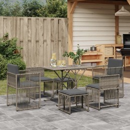 7-tlg. Garten-Essgruppe mit...
