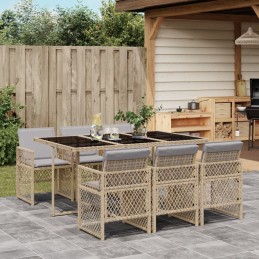 7-tlg. Garten-Essgruppe mit...