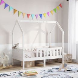 Kinderbett Hausbett Weiß...