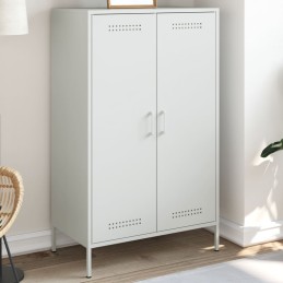 Highboard Weiß 68x39x113 cm...