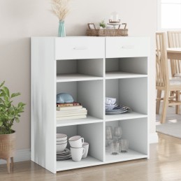 Sideboard Weiß 80x42,5x93...