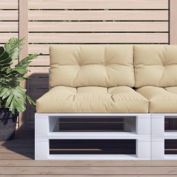 Palettenkissen 2-tlg. Beige...