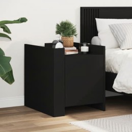 Nachttisch Schwarz 45x50x50...