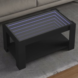 LED-Couchtisch Schwarz...