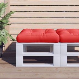 Palettenkissen Rot 50x50x12...