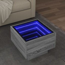 Beistelltisch mit LED Grau...