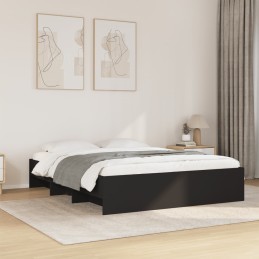 Bettgestell Schwarz 150x200...